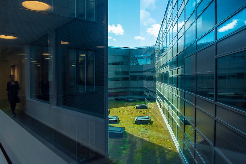 Court yard in the Nod Building in Kista.