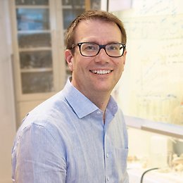 Researcher Joseph Samec in the lab.