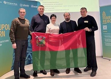 Lozova kommun team, deltagare i programmet Rethinking Cities in Ukraine hösten 2023