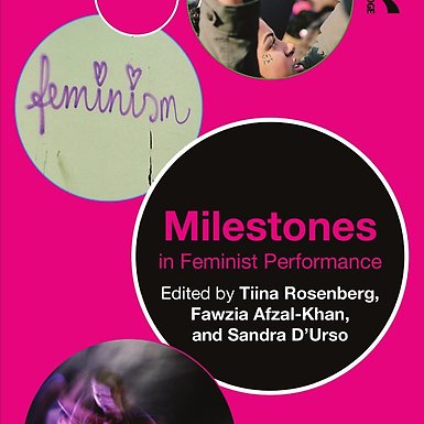 Detail of the book cover of Milestones in Feminist Performance