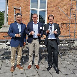 Professor Tony Fang, Professor Fredrik Tell and Professor Jeremy Clegg
