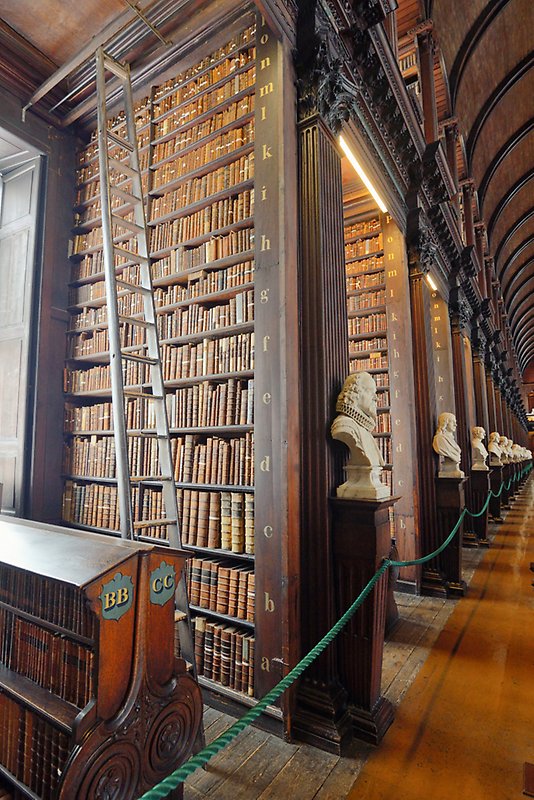 The Old Library, Trinity College, Dublin, Ireland - The Book of Kells