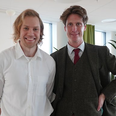 Markus Oljemark och Carl Cederström