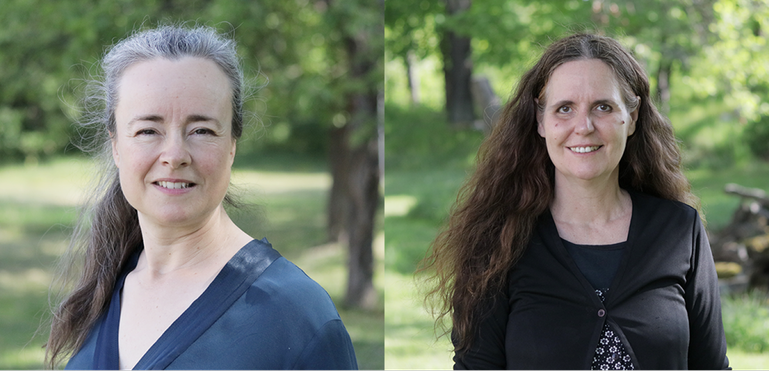 Elsa Szatek och Anna Johansson