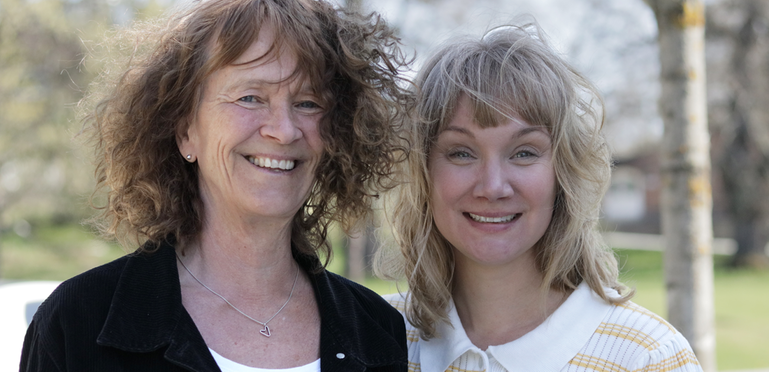 Auli Arvola Orlander och Sara Planting-Bergloo