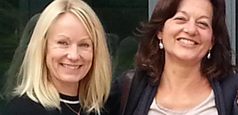 Anna Palmer och Hillevi Lenz Taguchi.