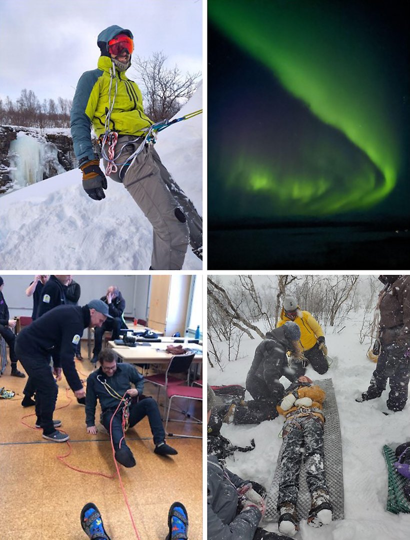 Training camp in Abisko in preparation for the the field work in Antartica. Photo: Private