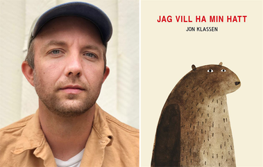 Jon Klassen. Bokomslag till boken Jag vill ha min hatt, av Jon Klassen.