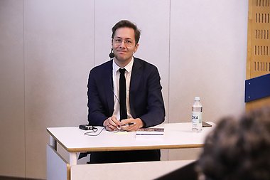 Jonatan Riberth at his defense.