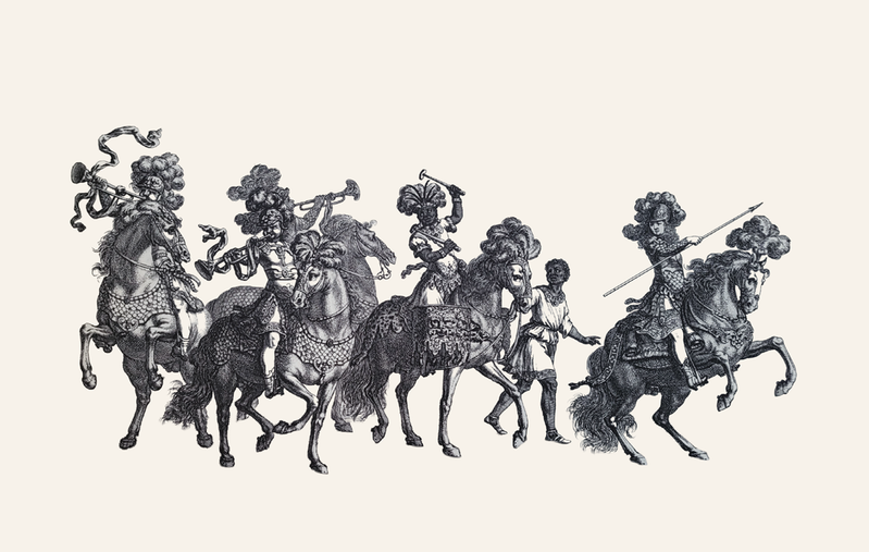 Detail from a facsimile edition .