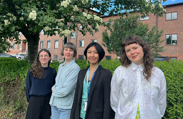 Rebecca Brinch, Tova Gerge, Saki Kobayashi och Borghild Homlong.