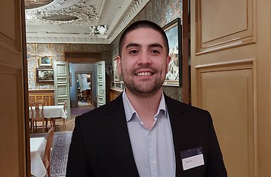 Julian Corso inside Spökslottet.