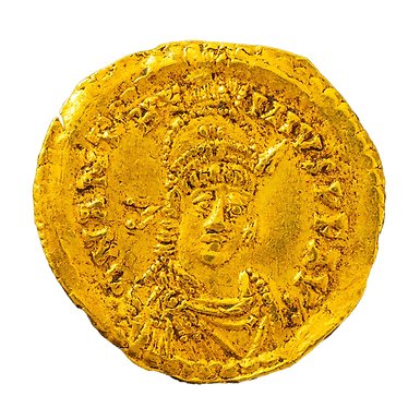 Anthemius, solidus, Kalmar. Läroverks samling