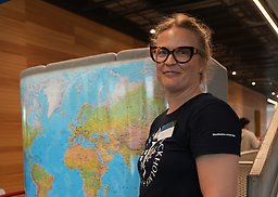 Hanna Kritz in Studenthuset.