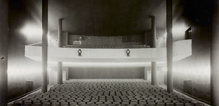 The auditorium at the “Flamman” cinema in Stockholm.