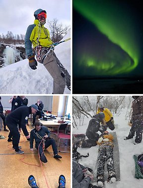 Training camp in Abisko in preparation for the the field work in Antartica. Photo: Private