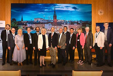Organizers, guests, and speakers from the first day of the conference