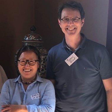 Maria Lim Falk och Tomas Riad.