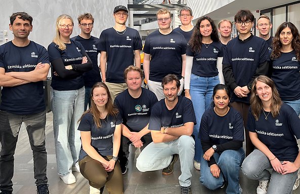 Researchers at the Science Fair ForskarFredag.