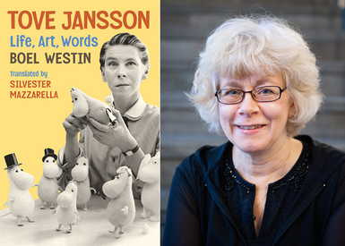 Bokomslag till Tove Jansson. Life, Art, Words. Foto på Boel Westin