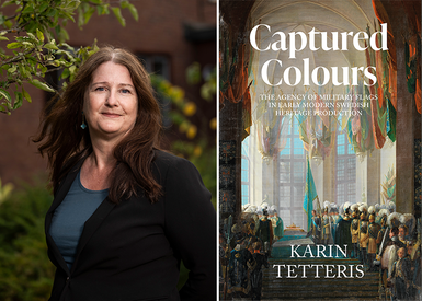 Karin Tetteris. Omslaget till avhandlingen Captured Colours.
