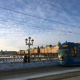 Djurgårdsbron (The Djurgården Bridge) is a bridge in central Stockholm. Photo Elisabeth Sturesson