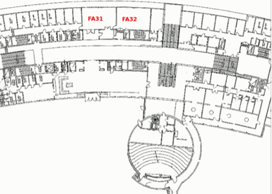 Seminarierum FA31 och FA32 på Albanova