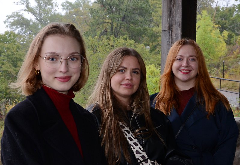 Tyra Gustafsson, Bonnie Hughes, Elin Johansson. 