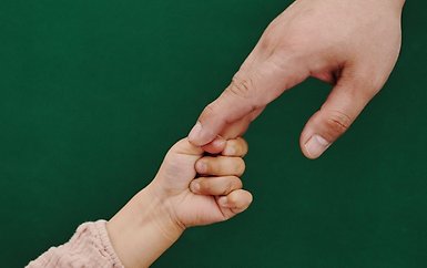 Vuxenhand – barnhand.